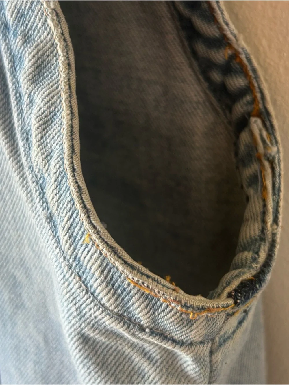 Big John Vintage Men’s Denim Vest Size 40in/ 101.5cm Chest - Picture 13 of 16